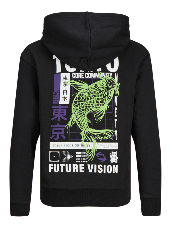 Jack&Jones džemperis berniukams JCOTOKYO 12247720, juodas - Image 2
