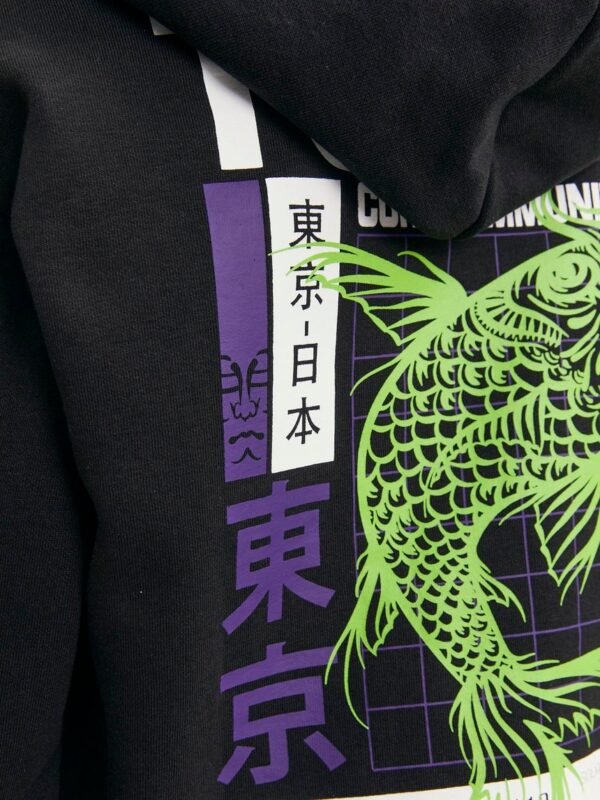 Jack&Jones džemperis berniukams JCOTOKYO 12247720, juodas - Image 4